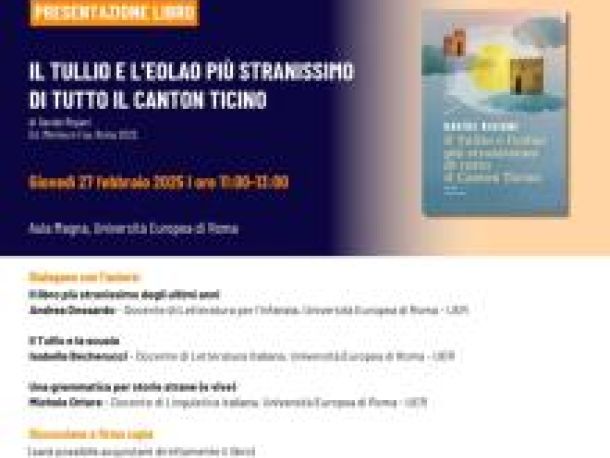 Il Tullio e l'eolao più stranissimo di tutto il Canton Ticino